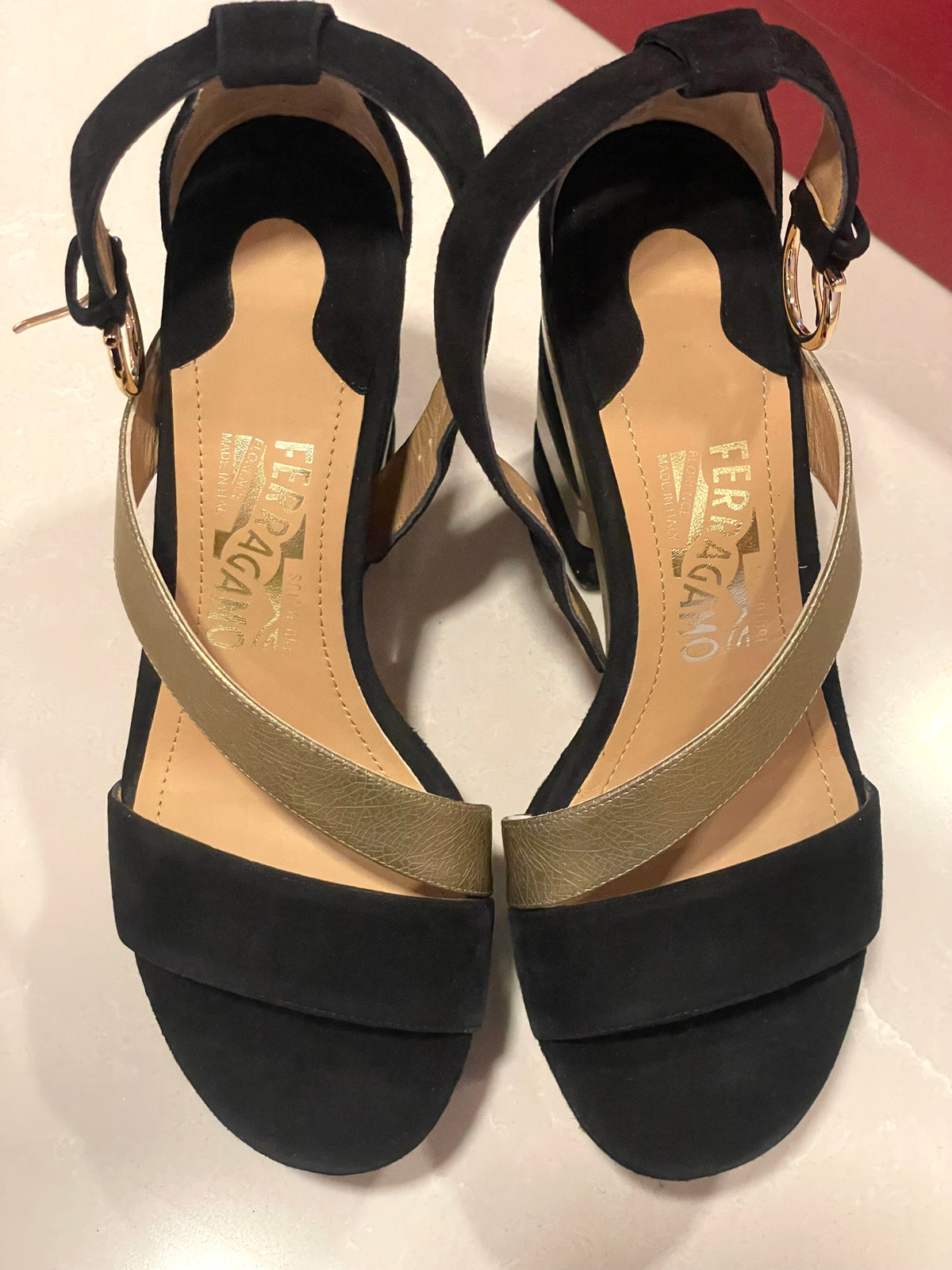 Salvatore Ferragamo Rare Sculptural Platform Heels