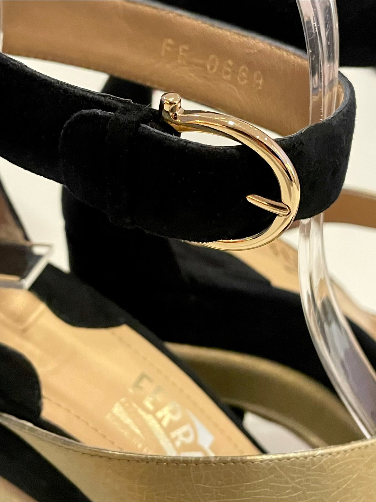 Salvatore Ferragamo Rare Sculptural Platform Heels