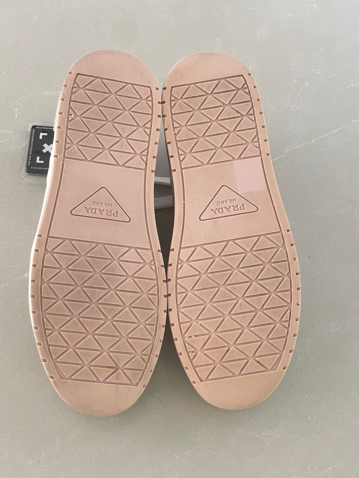 Prada Downtown leather trainers sneakers