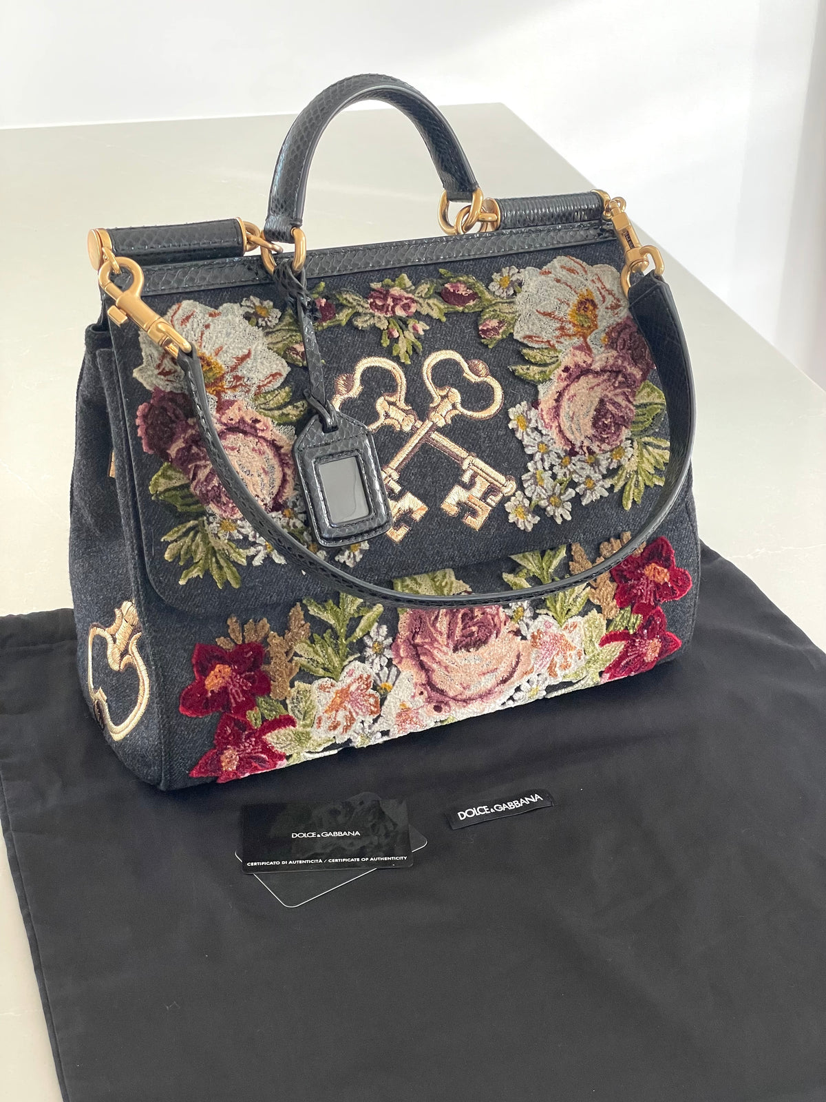 Dolce & Gabbana Rare Miss Sicily Shoulder Handbag