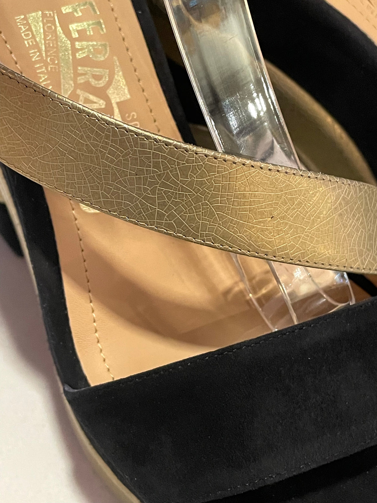 Salvatore Ferragamo Rare Sculptural Platform Heels