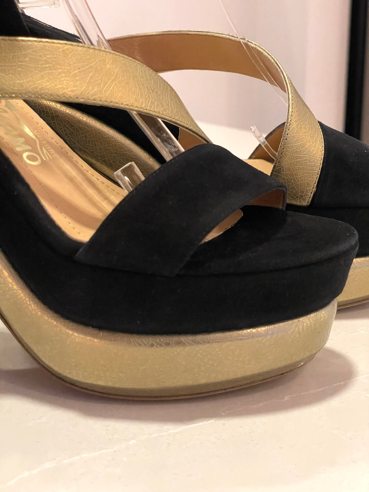 Salvatore Ferragamo Rare Sculptural Platform Heels