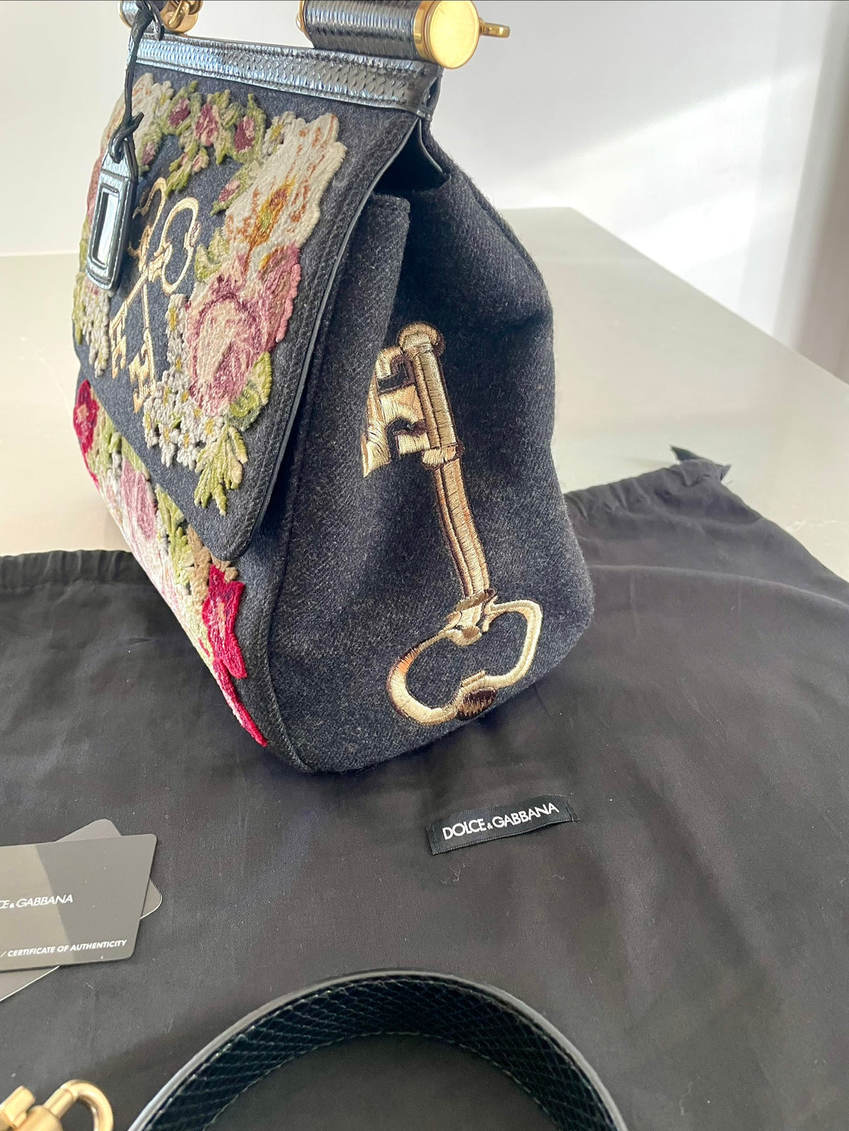 Dolce & Gabbana Rare Miss Sicily Shoulder Handbag
