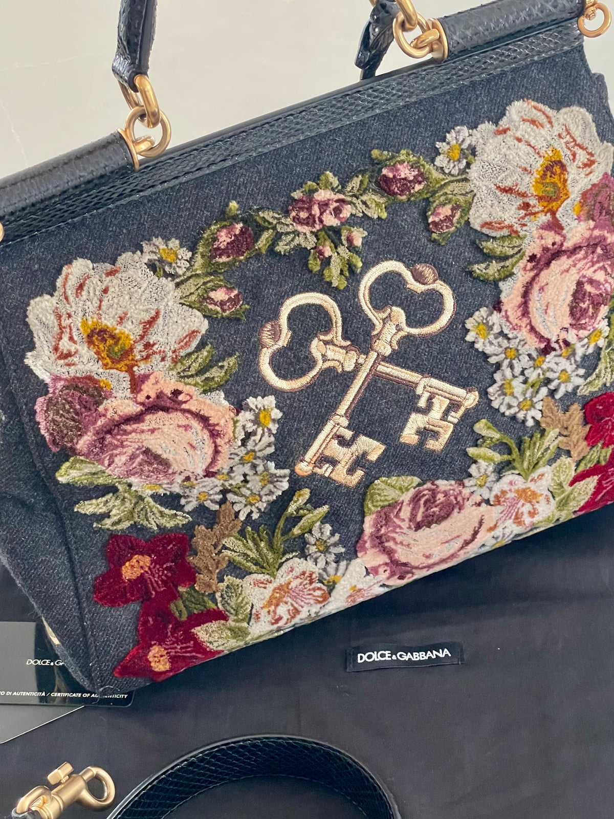 Dolce & Gabbana Rare Miss Sicily Shoulder Handbag