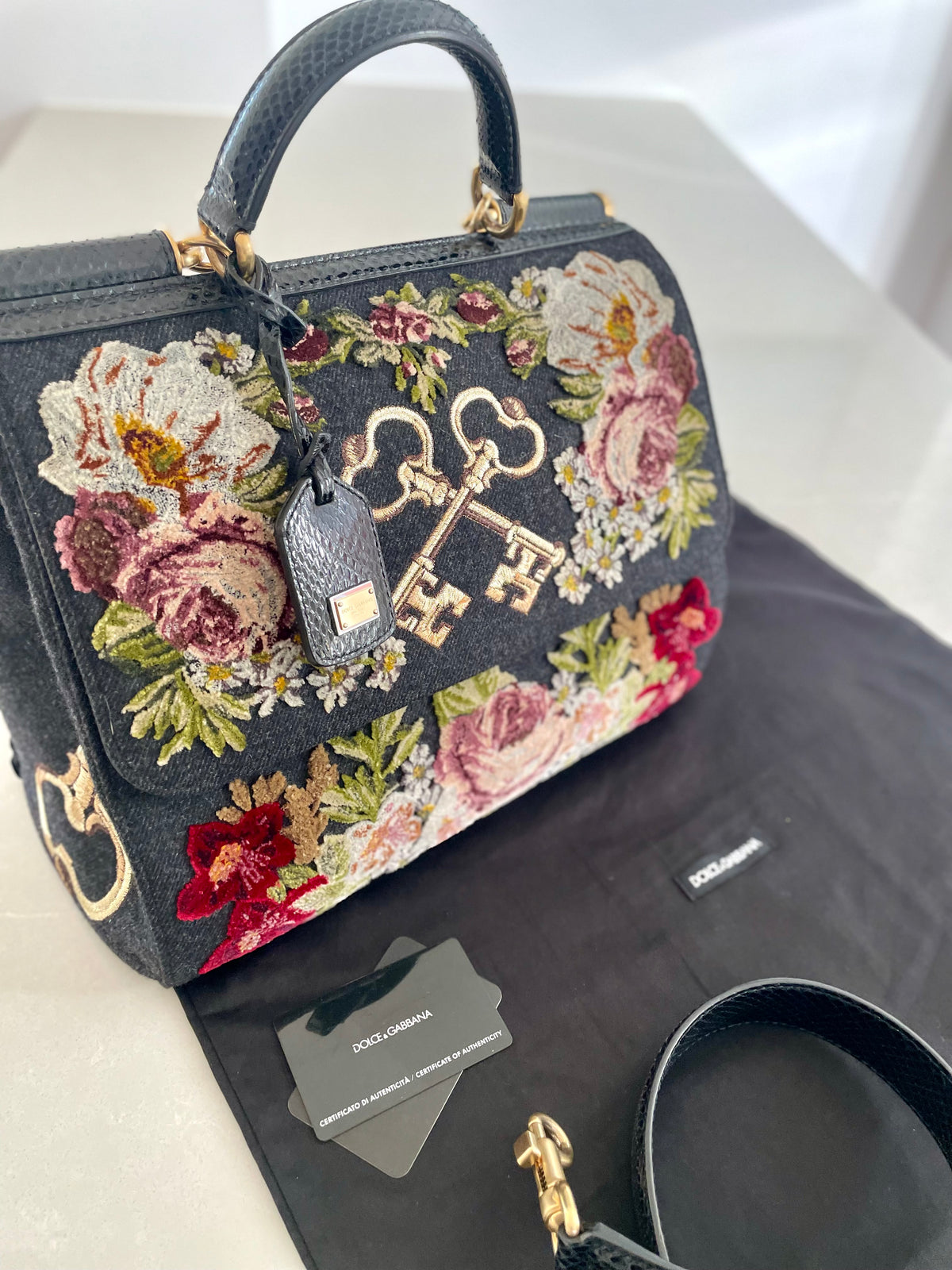 Dolce & Gabbana Rare Miss Sicily Shoulder Handbag