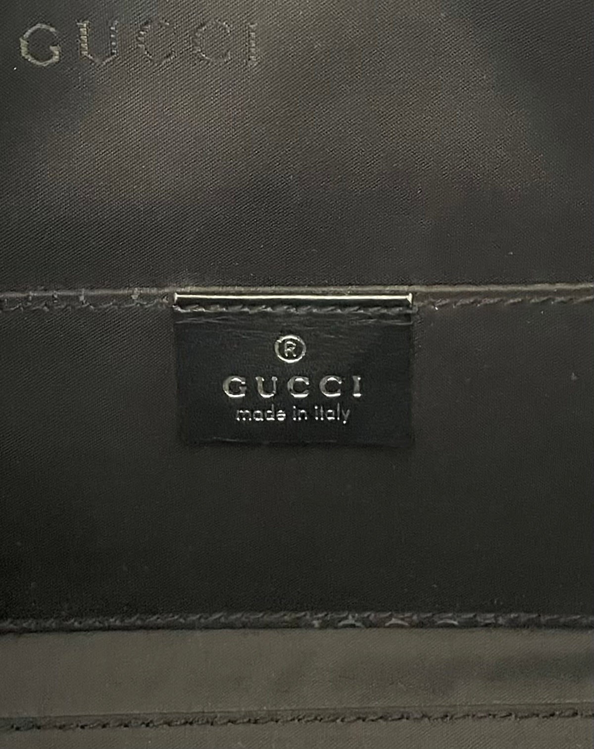 Gucci Hobo black nylon and leather shoulder bag