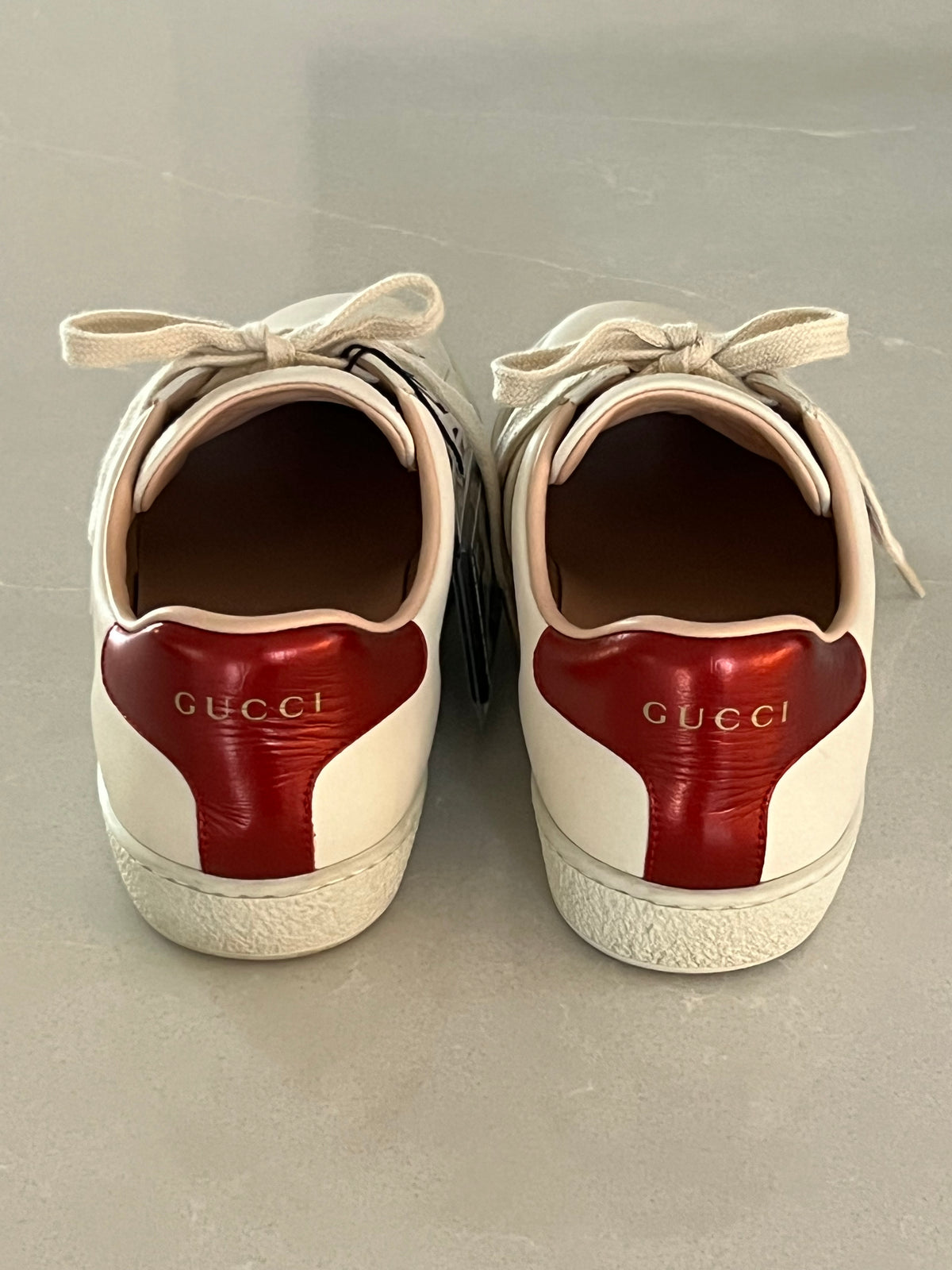 Gucci Ace Cream Leather Low-top Woman’s sneakers