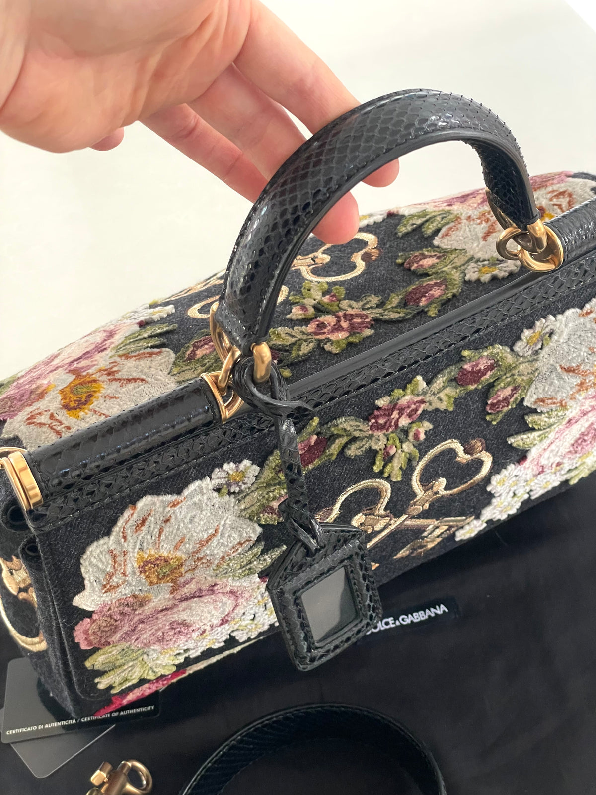 Dolce & Gabbana Rare Miss Sicily Shoulder Handbag