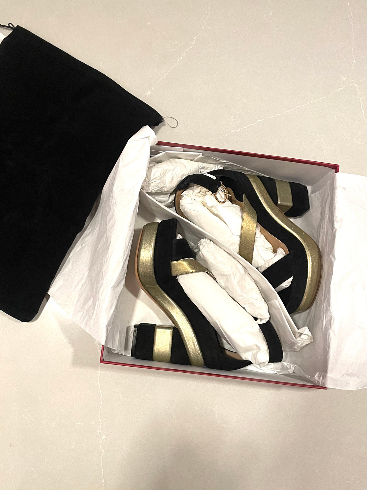 Salvatore Ferragamo Rare Sculptural Platform Heels