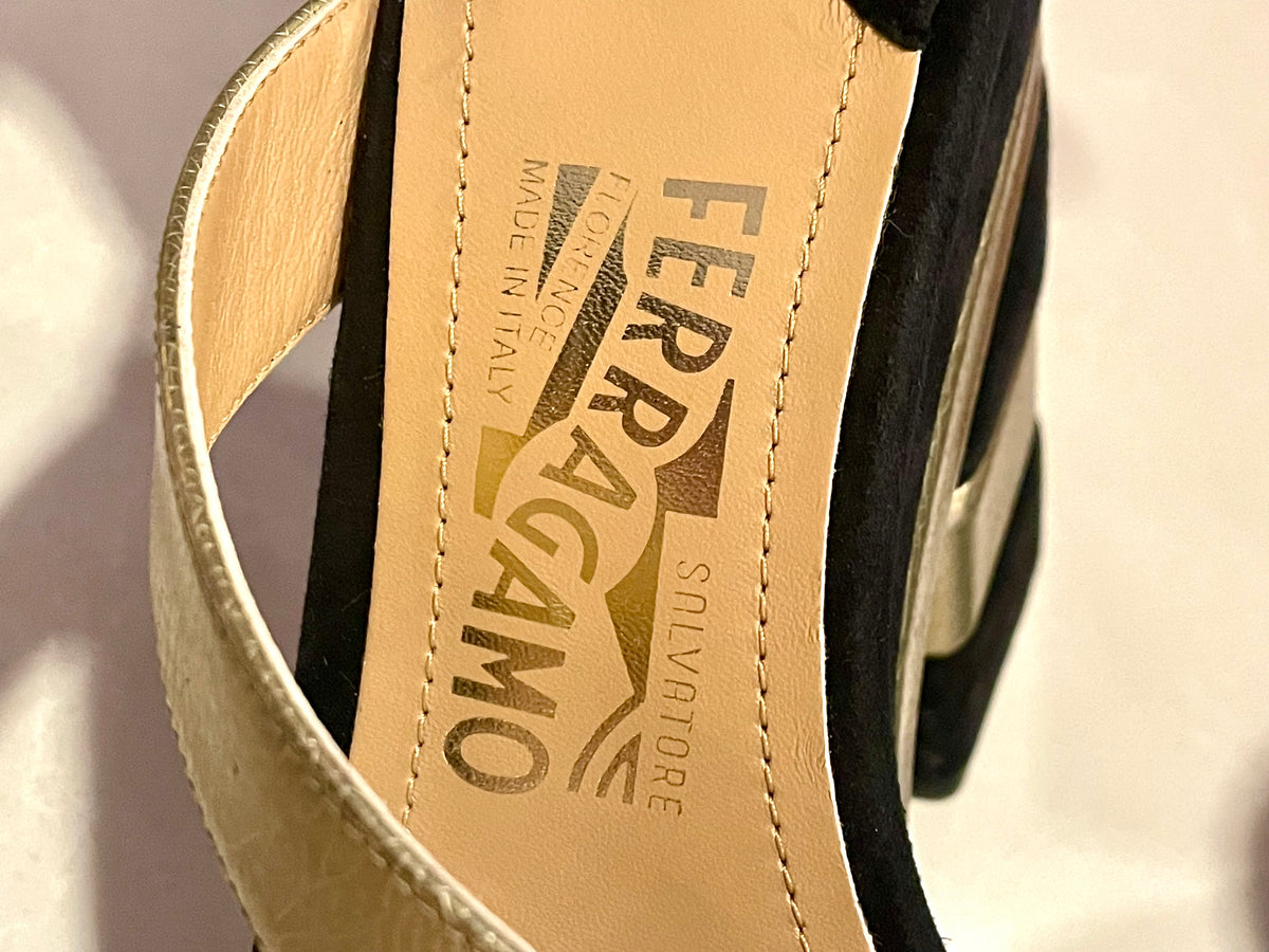 Salvatore Ferragamo Rare Sculptural Platform Heels